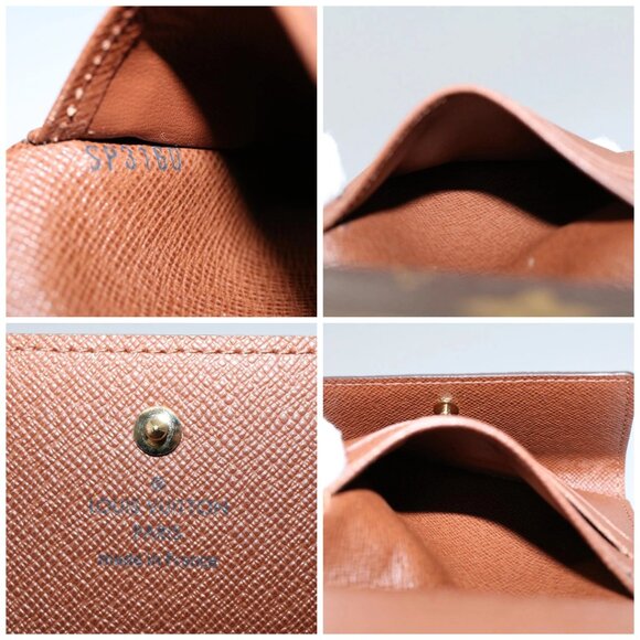 LOUIS VUITTON Monogram Porte Monnaie Bier Cartes Crdit Wallet - Picture 15 of 16